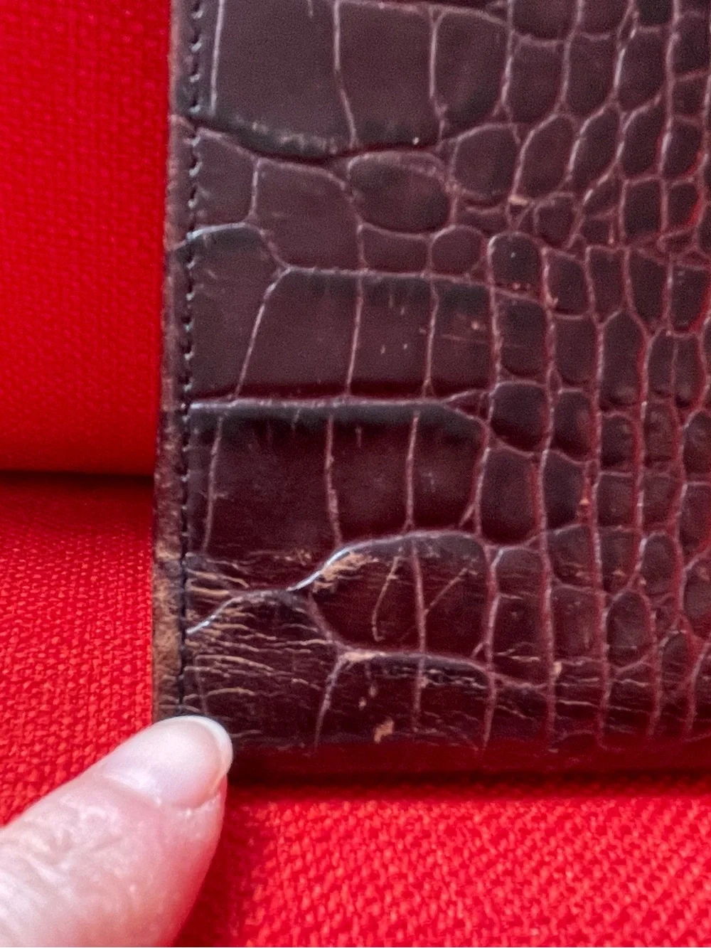 Brighton western chic festival wallet checkbook style vintage leather
